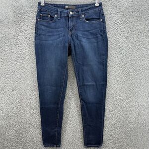 Levis‎ Legging Jeans Womens 7M 28/30 Low Rise Skinny Fit Pants Blue Denim